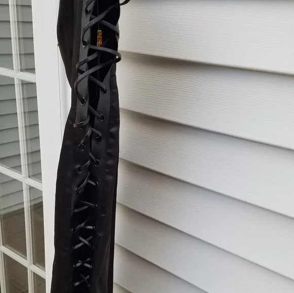 NWT MESHKI LACE UP JUMPSUIT - Picture 7 of 10